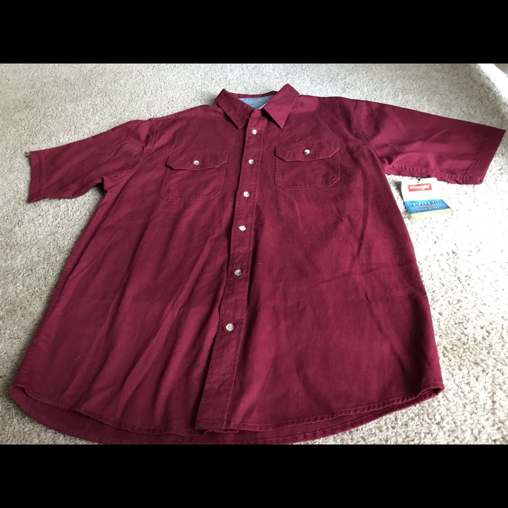 Men’s Wrangler Button Shirt Men’s